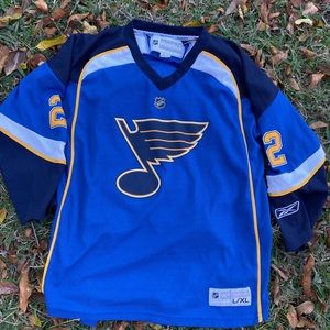 Reebok St. Louis blues hockey jersey